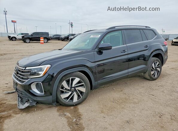 1V2KR2CA9SC527744 2025 VOLKSWAGEN ATLAS Черный Передняя левая четверть