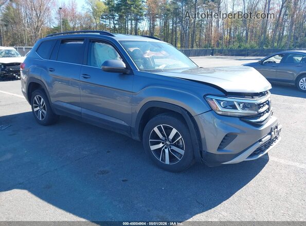 1V2LP2CAXNC509378 2022 VOLKSWAGEN ATLAS Серый Передняя правая четверть