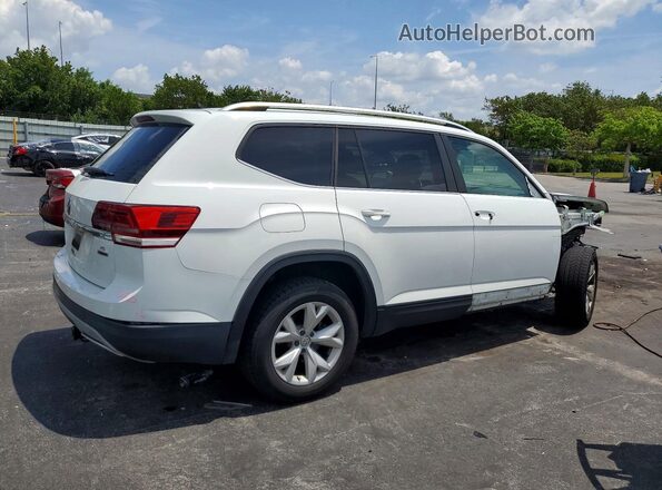 1V2LR2CA0JC505134 2018 VOLKSWAGEN ATLAS Белый Задняя правая четверть