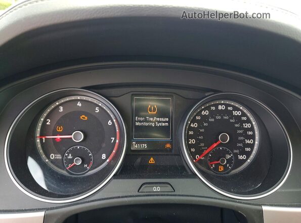 1V2LR2CA0JC505134 2018 VOLKSWAGEN ATLAS Белый Вид щитка приборов