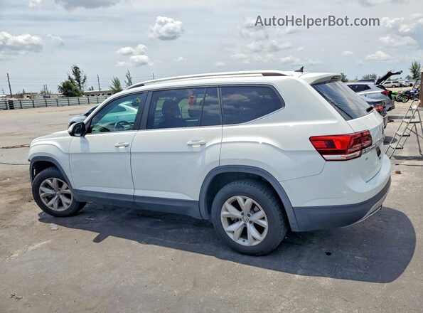 1V2LR2CA0JC505134 2018 VOLKSWAGEN ATLAS Белый Задняя левая четверть