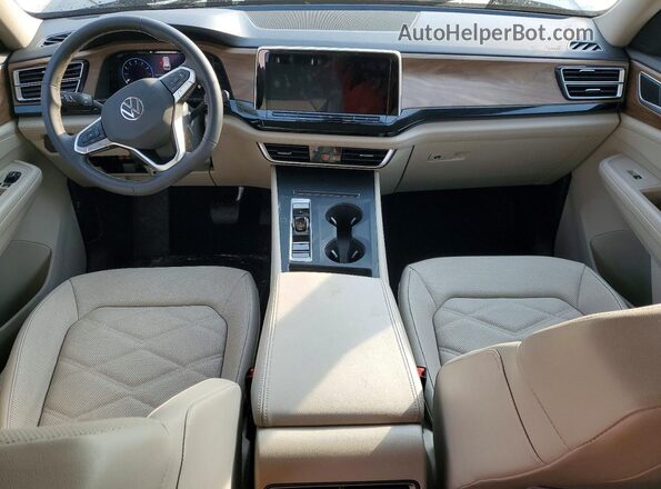 1V2LR2CA1RC565354 2024 VOLKSWAGEN ATLAS Черный Вид панели приборов