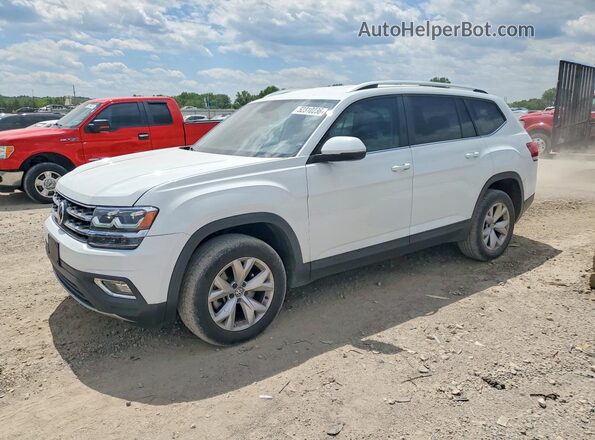 1V2LR2CA2KC520753 2019 VOLKSWAGEN ATLAS Белый Передняя левая четверть