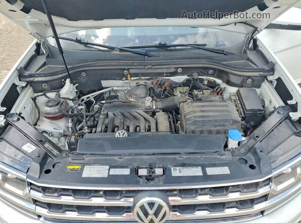 1V2LR2CA2KC520753 2019 VOLKSWAGEN ATLAS Белый Вид задней части салона