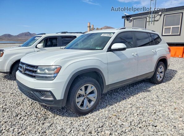 1V2LR2CA8JC518472 2018 VOLKSWAGEN ATLAS White Przód lewy