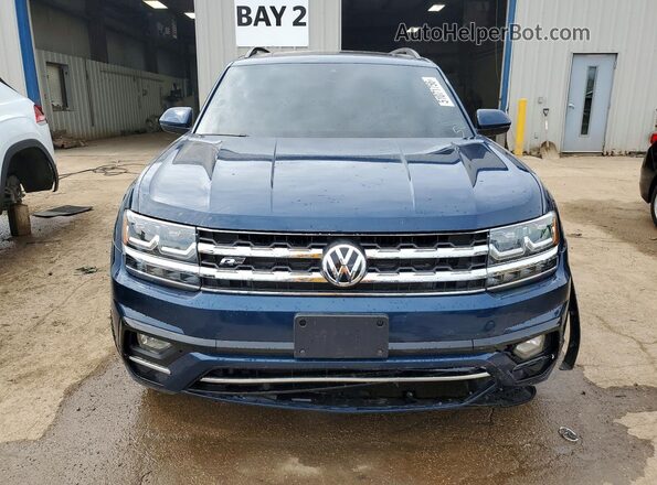 1V2LR2CA8LC503683 2020 VOLKSWAGEN ATLAS Синий Вид спереди