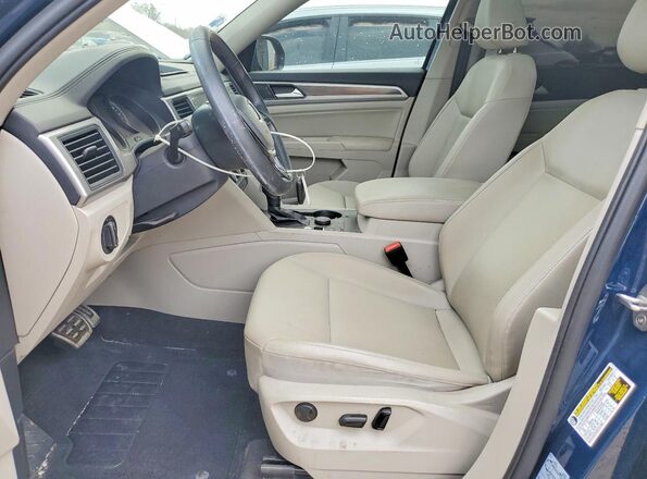 1V2LR2CA8LC503683 2020 VOLKSWAGEN ATLAS Синий Вид салона спереди