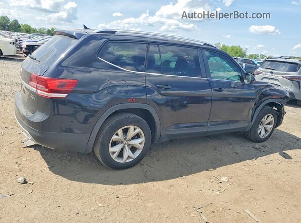 1V2LR2CA9JC520358 2018 VOLKSWAGEN ATLAS Черный Задняя правая четверть