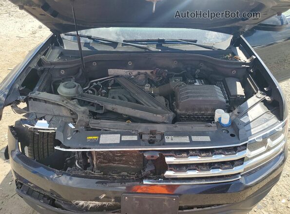 1V2LR2CA9JC520358 2018 VOLKSWAGEN ATLAS Черный Вид подкапотного пространства