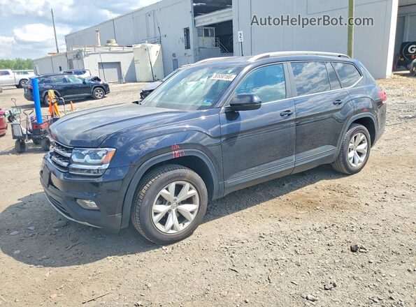 1V2LR2CA9JC520358 2018 VOLKSWAGEN ATLAS Черный Передняя левая четверть