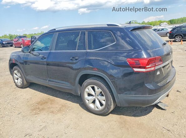 1V2LR2CA9JC520358 2018 VOLKSWAGEN ATLAS Черный Задняя левая четверть