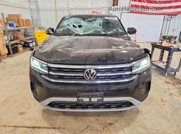 1V2MC2CA8LC205379 2020 VOLKSWAGEN ATLAS Black Front view