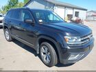2018 Volkswagen Atlas 3.6l V6 Sel Black vin: 1V2MR2CA6JC520287