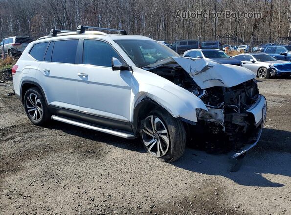 1V2MR2CA6JC525831 2018 VOLKSWAGEN ATLAS Белый Передняя правая четверть