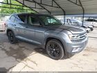 2019 Volkswagen Atlas 3.6l V6 Sel Gray vin: 1V2MR2CA7KC604569
