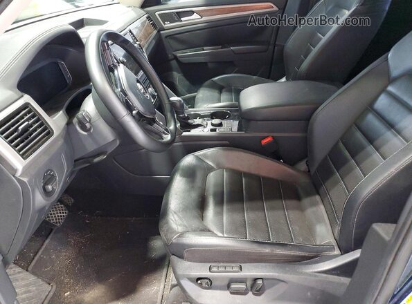 1V2NR2CA2KC603866 2019 VOLKSWAGEN ATLAS Синий Вид салона спереди