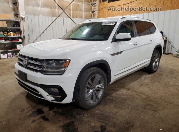 1V2PR2CA1JC576957 2018 VOLKSWAGEN ATLAS White Przód lewy