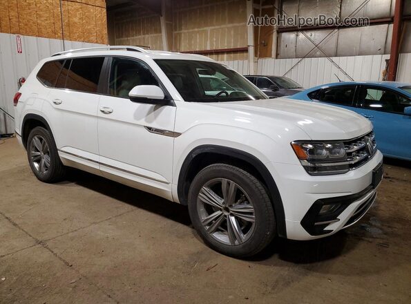 1V2PR2CA1JC576957 2018 VOLKSWAGEN ATLAS White Przód prawy