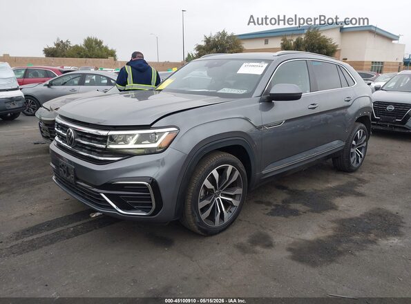 1V2RE2CA1LC211525 2020 VOLKSWAGEN ATLAS Gray Передня ліва чверть