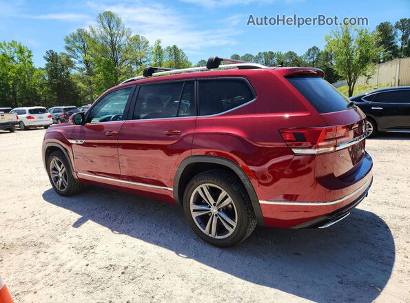 1V2RR2CA1KC521807 2019 VOLKSWAGEN ATLAS Красный Задняя левая четверть