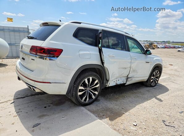 1V2SR2CA8MC534722 2021 VOLKSWAGEN ATLAS Белый Задняя правая четверть