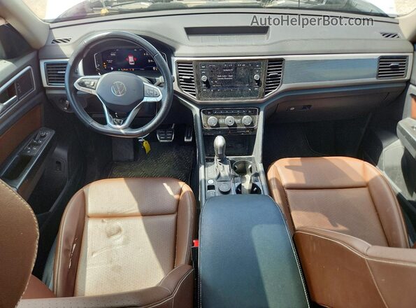 1V2SR2CA8MC534722 2021 VOLKSWAGEN ATLAS Белый Вид панели приборов