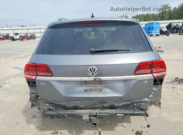 1V2SR2CAXKC602287 2019 VOLKSWAGEN ATLAS Серый Вид сзади