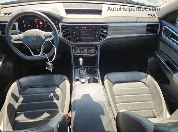 1V2TR2CA2MC550726 2021 VOLKSWAGEN ATLAS Charcoal Widok deski rozdzielczej