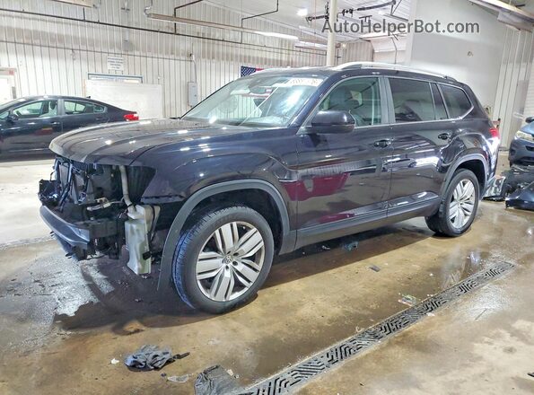 1V2UR2CA0KC561824 2019 VOLKSWAGEN ATLAS Black Передня ліва чверть