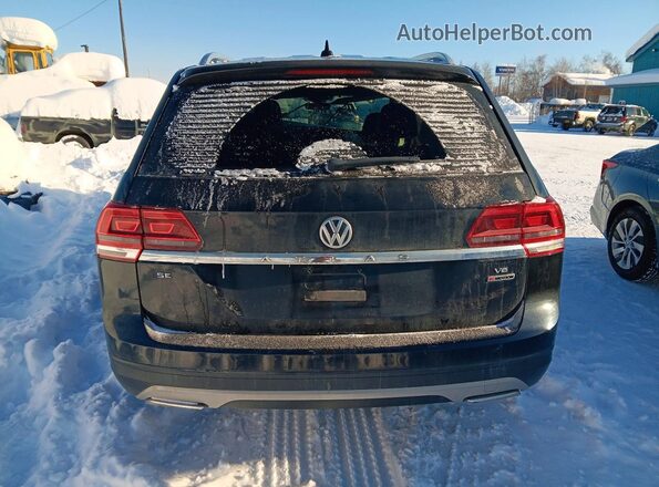 1V2UR2CAXKC580459 2019 VOLKSWAGEN ATLAS Black Вид ззаду