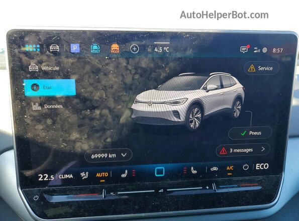 1V2URPE86RC007687 2024 VOLKSWAGEN ID.4 Синий Вид щитка приборов
