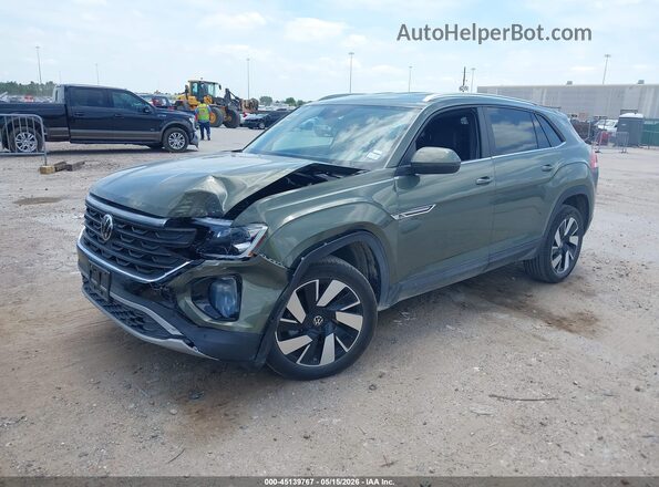 1V2WC2CA9TC215928 2026 VOLKSWAGEN ATLAS Green Vista tres cuartos delantera izquierda