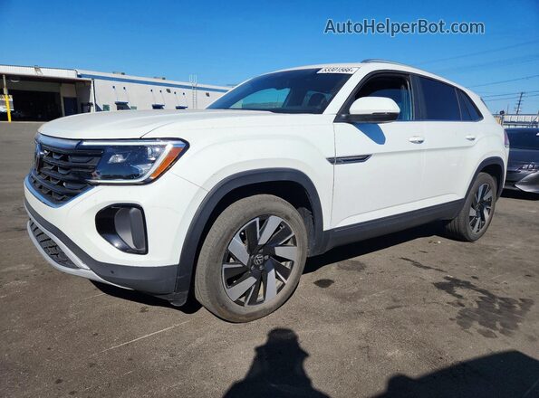 1V2WE2CA6SC200148 2025 VOLKSWAGEN ATLAS White Передня ліва чверть