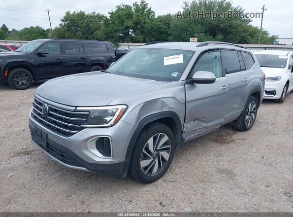 1V2WN2CA1TC501265 2026 VOLKSWAGEN ATLAS Silver წინა მარცხენა ხედი სამი მეოთხედიდან