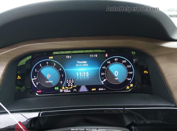 1V2WN2CA4TC566448 2026 VOLKSWAGEN ATLAS Синий Вид задних сидений