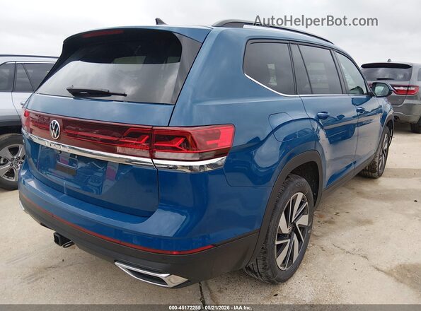1V2WN2CA4TC566448 2026 VOLKSWAGEN ATLAS Синий Задняя правая четверть