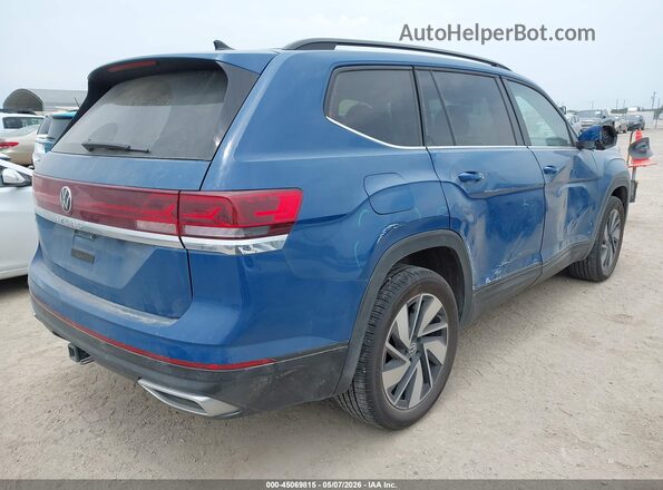1V2WN2CA6TC503349 2026 VOLKSWAGEN ATLAS Синий Задняя правая четверть