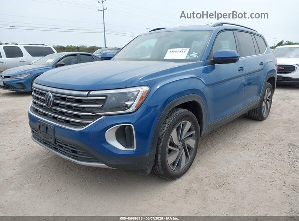 1V2WN2CA6TC503349 2026 VOLKSWAGEN ATLAS Синий Передняя левая четверть