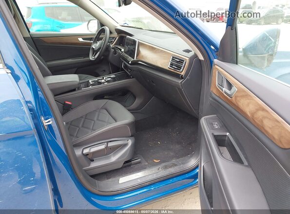 1V2WN2CA6TC503349 2026 VOLKSWAGEN ATLAS Синий Вид салона спереди