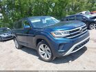 2021 Volkswagen Atlas 2.0t Se W/technology Blue vin: 1V2WP2CA3MC607812