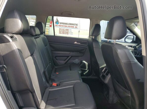 1V2WR2CA2KC553636 2019 VOLKSWAGEN ATLAS Белый Вид задней части салона