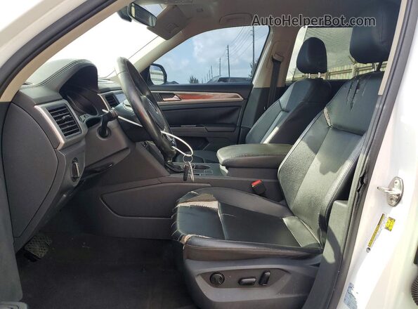 1V2WR2CA2KC553636 2019 VOLKSWAGEN ATLAS Белый Вид салона спереди