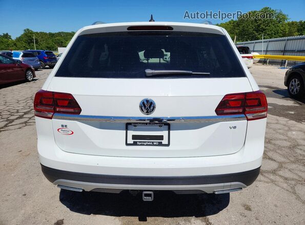 1V2WR2CA5KC542596 2019 VOLKSWAGEN ATLAS Белый Вид сзади