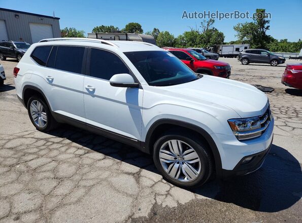 1V2WR2CA5KC542596 2019 VOLKSWAGEN ATLAS Белый Передняя правая четверть