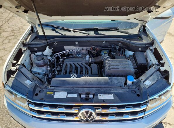1V2WR2CA5KC542596 2019 VOLKSWAGEN ATLAS Белый Вид подкапотного пространства