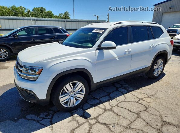 1V2WR2CA5KC542596 2019 VOLKSWAGEN ATLAS Белый Передняя левая четверть