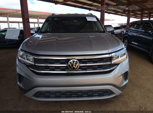 1V2WR2CA6MC595116 2021 VOLKSWAGEN ATLAS Серебряный Вид задней части салона
