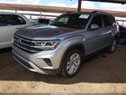 2021 Volkswagen Atlas 3.6l V6 Se W/technology Серебряный vin: 1V2WR2CA6MC595116