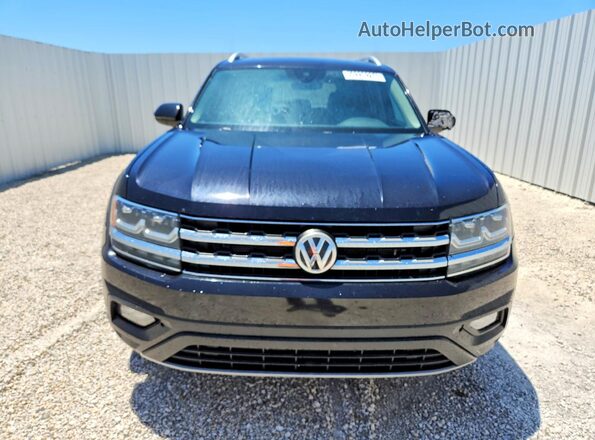 1V2WR2CA7KC542101 2019 VOLKSWAGEN ATLAS Black წინა ხედი