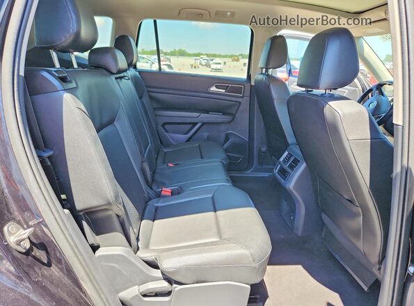 1V2WR2CA7KC542101 2019 VOLKSWAGEN ATLAS Black უკანა სალონის ხედი